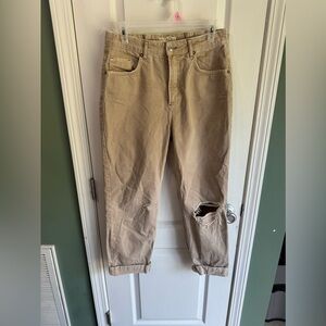 We the free size 29 khaki capris‎